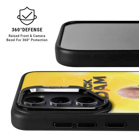 DC Comics Black Adam Movie Charcater Poster Galaxy S25 Kickstand Case